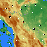 Nearby Forecast Locations - Ogulin - mapa
