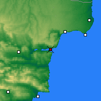 Nearby Forecast Locations - Warna - mapa