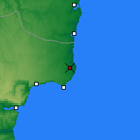 Nearby Forecast Locations - Szabła - mapa