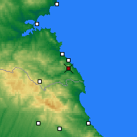 Nearby Forecast Locations - Achtopol - mapa