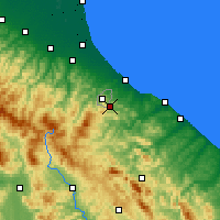 Nearby Forecast Locations - Sassofeltrio - mapa