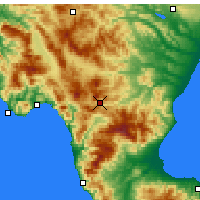 Nearby Forecast Locations - Latronico - mapa