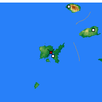 Nearby Forecast Locations - Limnos - mapa