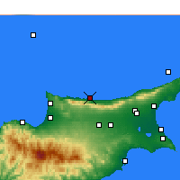Nearby Forecast Locations - Kirenia - mapa