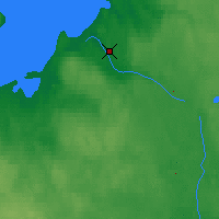 Nearby Forecast Locations - Wytiegra - mapa