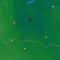 Nearby Forecast Locations - Jełgawa - mapa