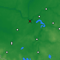 Nearby Forecast Locations - Kowno - mapa