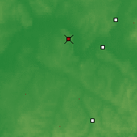 Nearby Forecast Locations - Kirow - mapa