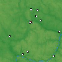 Nearby Forecast Locations - Małojarosławiec - mapa