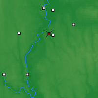 Nearby Forecast Locations - Wyksa - mapa