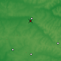 Nearby Forecast Locations - Wyjezdnoje - mapa