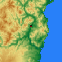 Nearby Forecast Locations - Tumnin - mapa