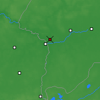 Nearby Forecast Locations - Brześć - mapa