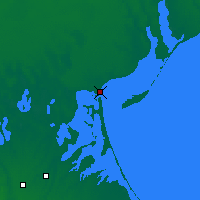 Nearby Forecast Locations - Geniczesk - mapa