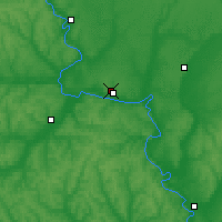 Nearby Forecast Locations - Liski - mapa