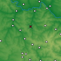 Nearby Forecast Locations - Bachmut - mapa