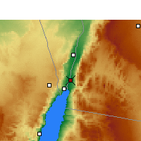 Nearby Forecast Locations - Akaba - mapa