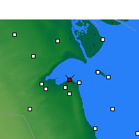 Nearby Forecast Locations - Kuwejt - mapa
