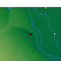 Nearby Forecast Locations - An-Nadżaf - mapa