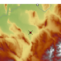 Nearby Forecast Locations - Kunduz - mapa