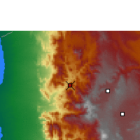 Nearby Forecast Locations - Hadżdża - mapa