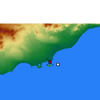 Nearby Forecast Locations - Aden - mapa