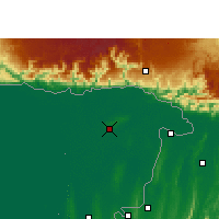 Nearby Forecast Locations - Srihotto - mapa