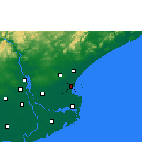 Nearby Forecast Locations - Kakinada - mapa