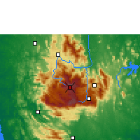 Nearby Forecast Locations - Nuwara Elija - mapa