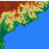 Nearby Forecast Locations - Sinp'o - mapa