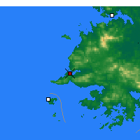 Nearby Forecast Locations - Ryong'yŏn - mapa