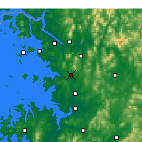 Nearby Forecast Locations - Suwon - mapa