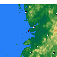 Nearby Forecast Locations - Gunsan - mapa