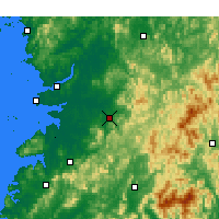 Nearby Forecast Locations - Jeonju - mapa