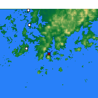 Nearby Forecast Locations - Wando - mapa