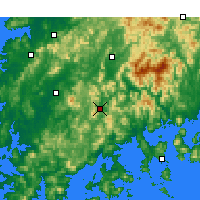 Nearby Forecast Locations - Suncheon - mapa