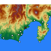 Nearby Forecast Locations - Shizuoka - mapa