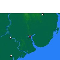 Nearby Forecast Locations - Rangun - mapa