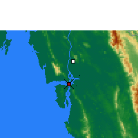 Nearby Forecast Locations - Mulmejn - mapa