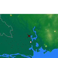 Nearby Forecast Locations - Ho Chi Minh - mapa