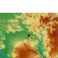 Nearby Forecast Locations - Saravane - mapa