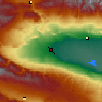 Nearby Forecast Locations - Toksun - mapa