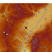 Nearby Forecast Locations - Xiaoyi - mapa