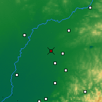 Nearby Forecast Locations - Yuhong - mapa