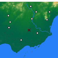 Nearby Forecast Locations - Luannan - mapa