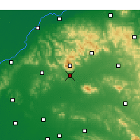 Nearby Forecast Locations - Tai'an - mapa