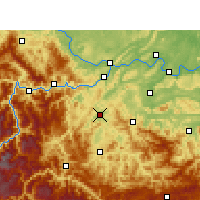 Nearby Forecast Locations - Gao Xian - mapa