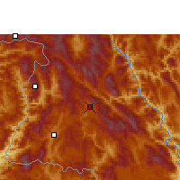 Nearby Forecast Locations - Lancang - mapa