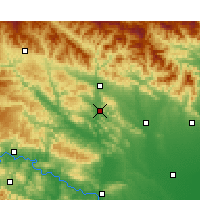 Nearby Forecast Locations - Xichuan - mapa