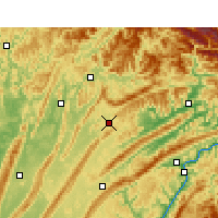 Nearby Forecast Locations - Kaijiang - mapa